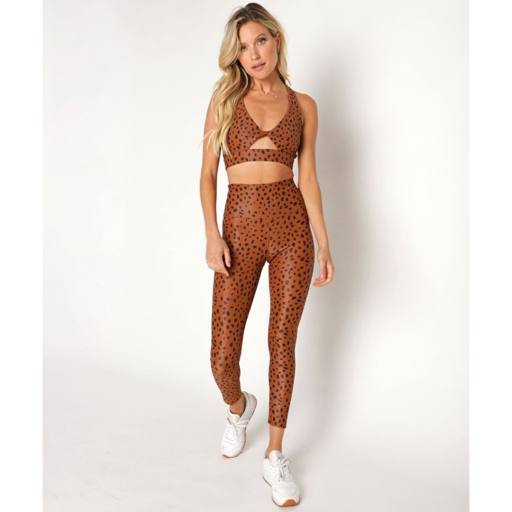 Beach Riot Ayla Legging Brown Spot size XS